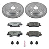 PowerStop K6991-26 14-18 fits Cadillac CTS Rear Z26 Street Warrior Brake Kit
