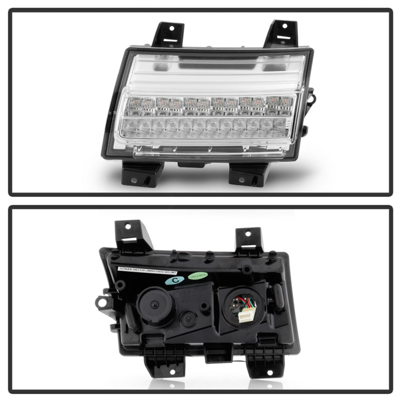 Spyder 5086792 fits Jeep 18-20 Wrangler 2019 (LED Model Only) LED Front Bumper