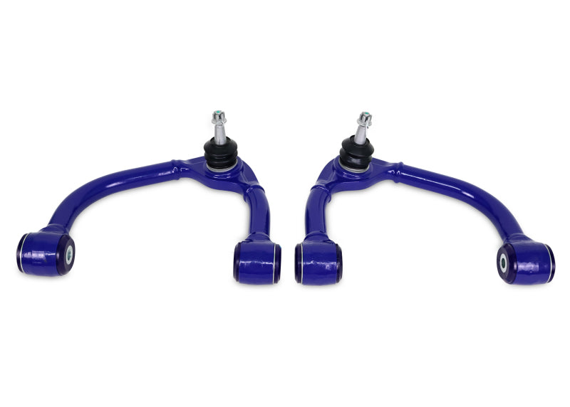 SuperPro TRC6675 2021+ fits Ford F150 Fixed Offset Front Upper Control Arm Set