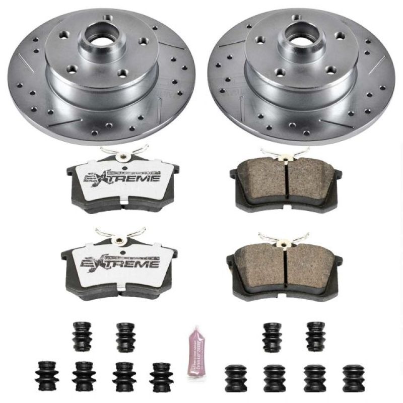 PowerStop K513 26 92 fits Volkswagen Corrado Rear Z26 Street Warrior Brake Kit