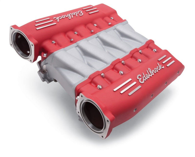 Edelbrock 7141 Manifold fits Chevy Ls LS3 Cross Ram w/ Red Plenums