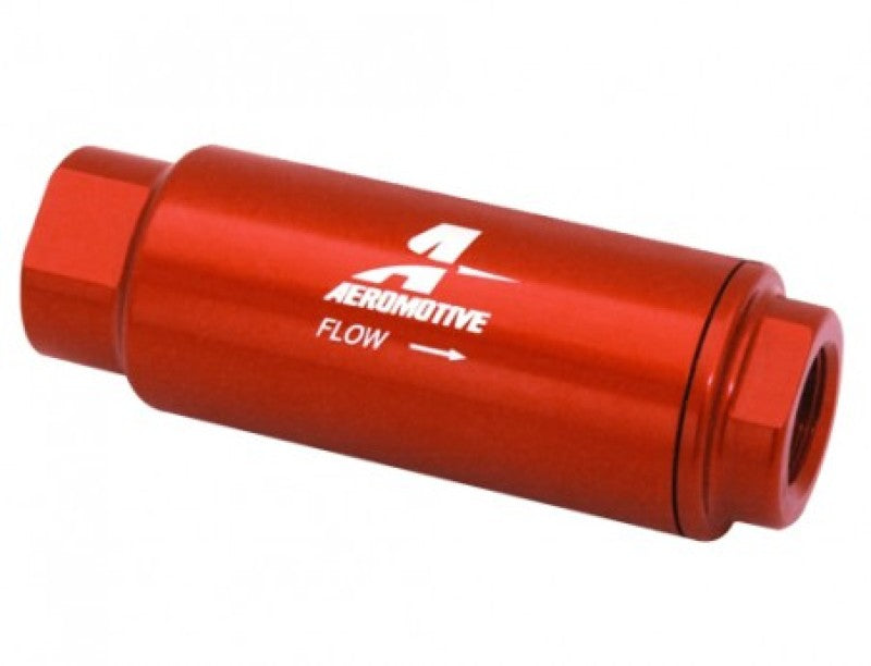 Aeromotive 12303 SS Series In-Line Fuel Filter - 3/8in NPT - 40 Micron Fabric E