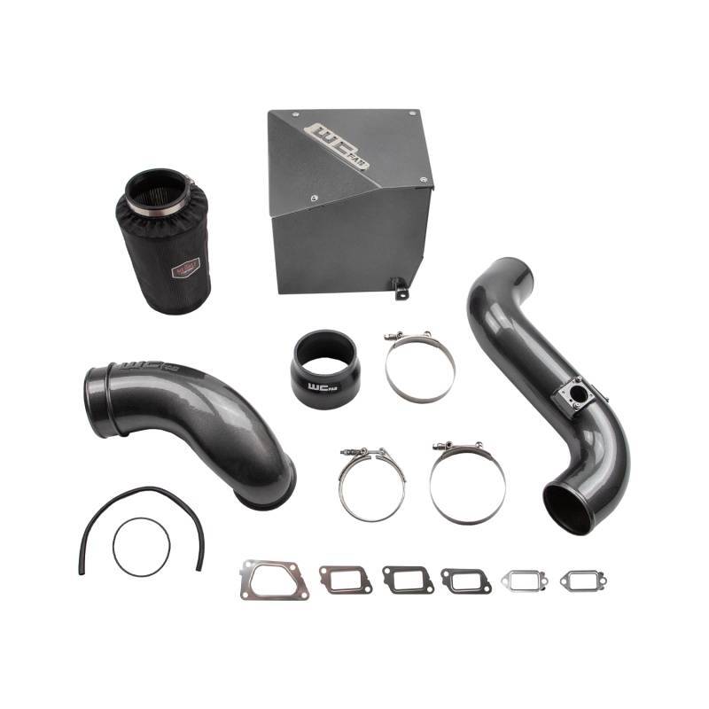Wehrli 11-16 Chevrolet 6.6L Duramax LML 4in Intake Kit Stage 2 - CAT Yellow