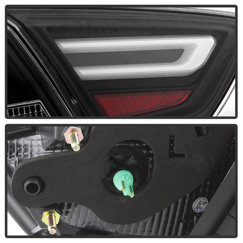 xTune 9042140 14-18 fits Chevy Impala (Excl 14-16 Limited) LED Tail Lights - Bl