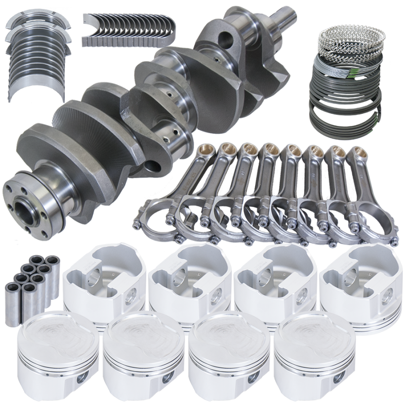 Eagle 16126060 fits Ford 351W 3.850in Crank 5.956in I-Beam Rods -14.5cc 4.060in Pistons Rotating Assembly