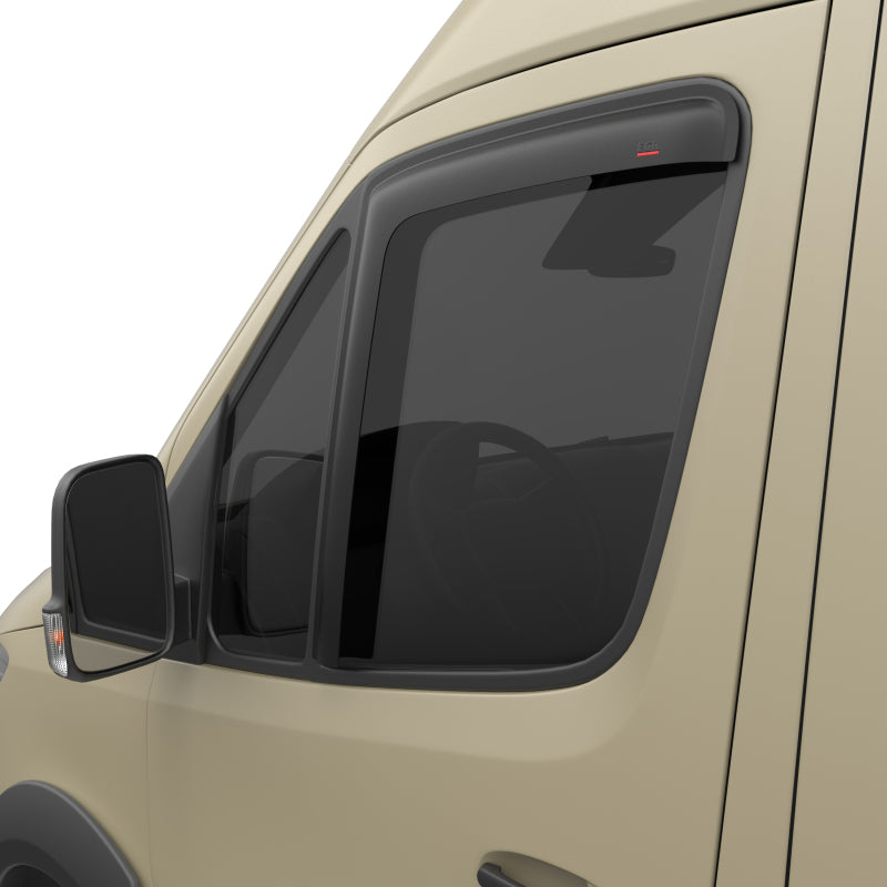 EGR 68701 20-24 fits Mercedes Sprinter Van Front Tape-on Window Visors - Dark Smoke