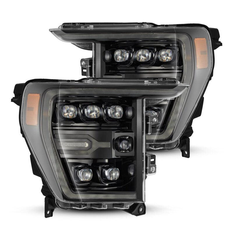 AlphaRex 880138 21-22 fits Ford F-150 NOVA LED Proj Headlights Plank Style Al