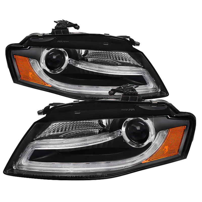 Spyder 5081544 fits Audi 09-12 A4 Projector Headlights Halogen Model Only - DRL