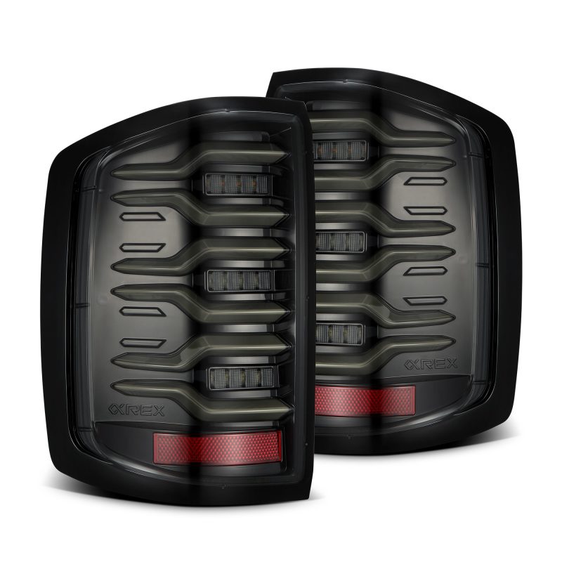 AlphaRex 620040 fits Chevy 14-18 Silverado 1500 Luxx-Series LED Tail Lights Alp
