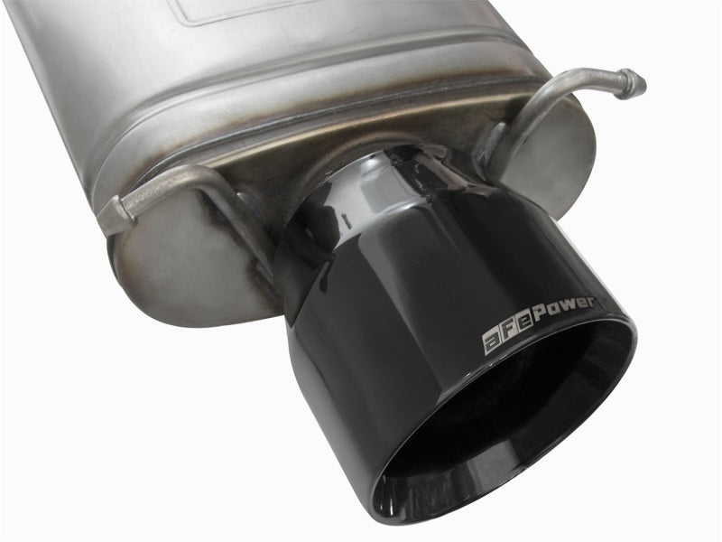 AFE 49-34063-B orce-Xp 3in CB Stainless Steel Dual Exhaust System w/ Black Tips