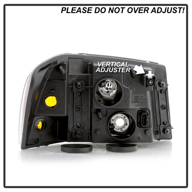 SPYDER 9042652 xTune 02-09 fits GMC Envoy OEM Style Headlights - Black