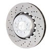 SHW Performance BFL44809 SHW 15-18 fits BMW M3 3.0L Left Front Cross-Drilled Lightweight Brake Rotor (34112284809)