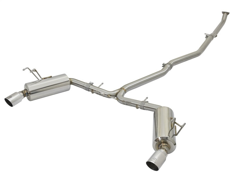 AFE 49-36615-P Takeda 16-17 fits Honda Civic I4-1.5L (t) 2.25-2.5in 304 SS CB D