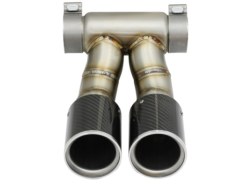 AFE 49C36413-C 13-14 fits Porsche Cayman S / Boxster S Carbon Fiber Exhaust Tip
