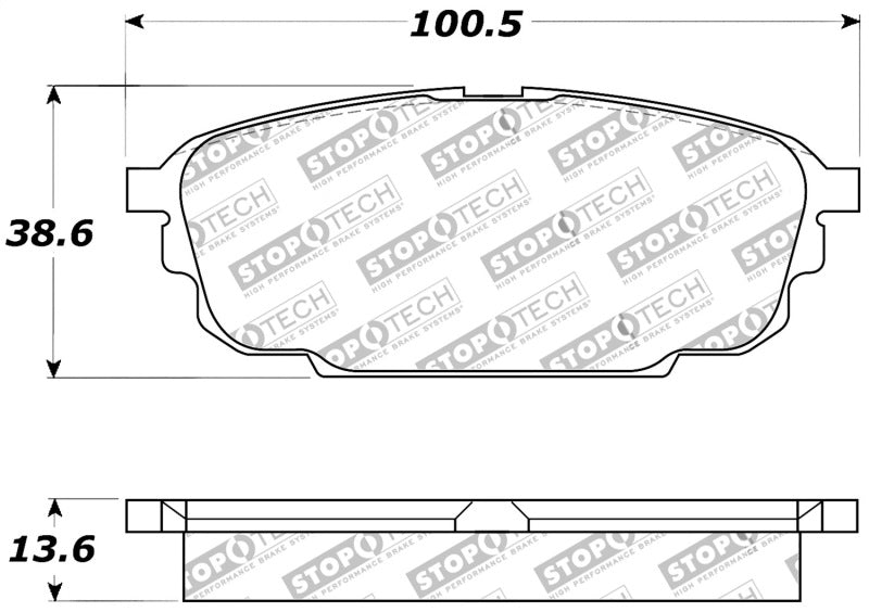 Stoptech 309.0892 Performance Brake Pads