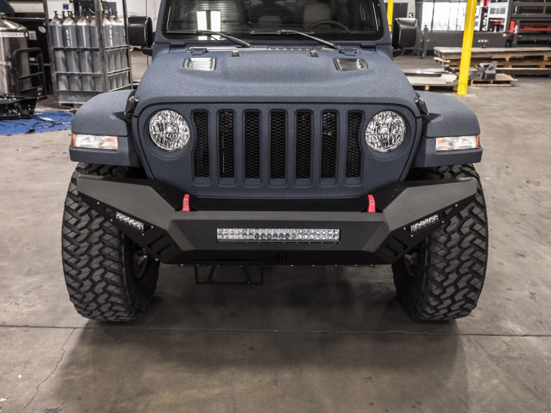 Road Armor 5183XFSPB 18-20 fits Jeep Wrangler JL SPARTAN Bolt-On Front Bumper Skid Plate Guard - Tex Blk