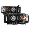 Spyder 5009951 fits Dodge 02-05 Ram 1500 03-05 Projector Headlights CCFL Halo L
