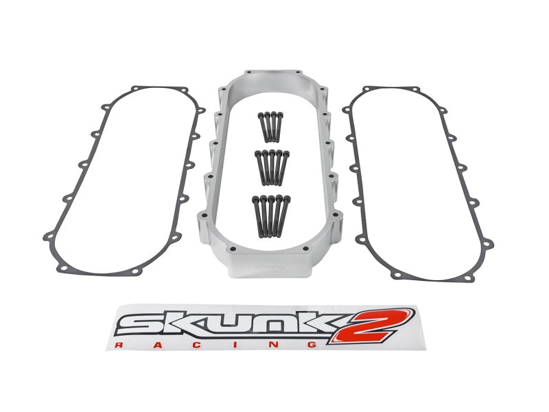 Skunk2 Racing 907-05-9002 Skunk2 Ultra Series fits Honda/fits Acura Silver RACE Intake Manifold 2 Liter Spacer (Inc Gasket & Hardware)