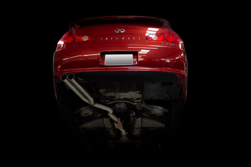 ISR Performance IS-EPDUAL-G35SDN EP (Straight Pipes) Dual Tip Exhaust - fits Infiniti 05-06 G35 Sedan
