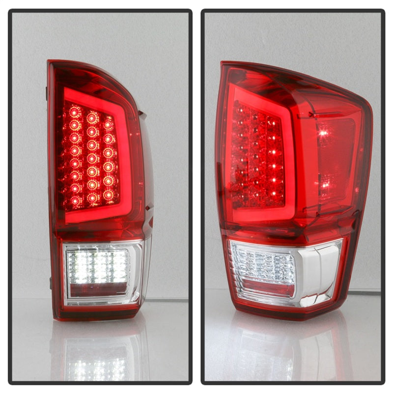 xTune 9041709 16-18 fits Toyota Tacoma Light Bar LED Tail Lights - Chrome (ALT-
