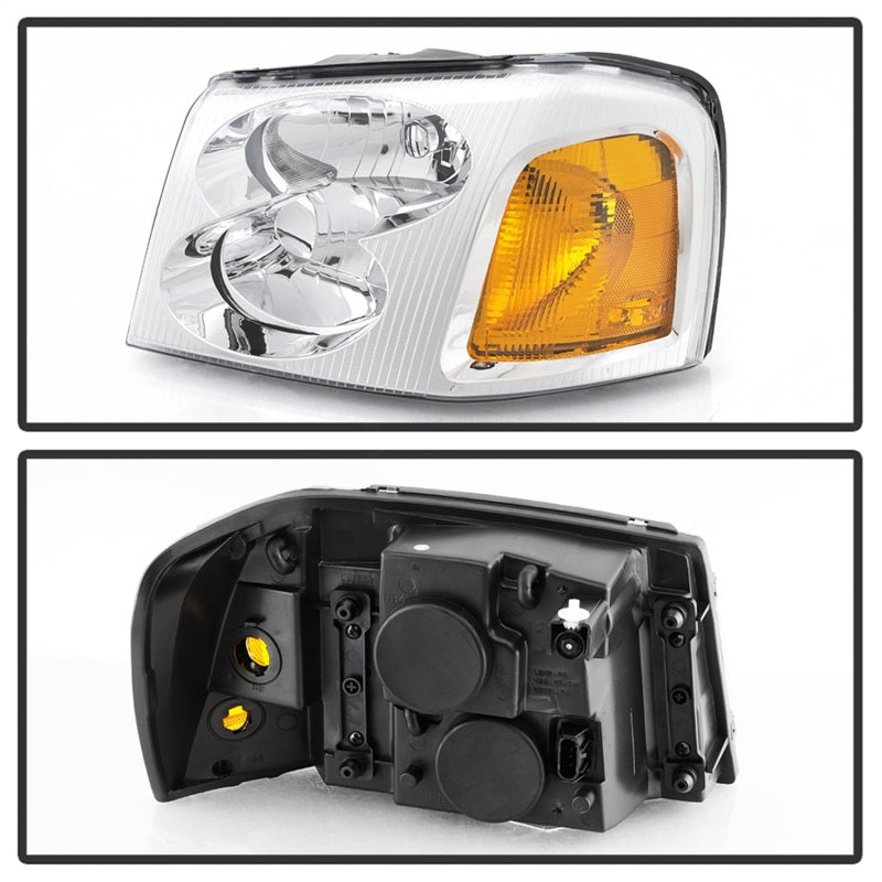 xTune 9042669 02-09 fits GMC Envoy OEM Style Headlights - Chrome (HD-JH-GEN02-A