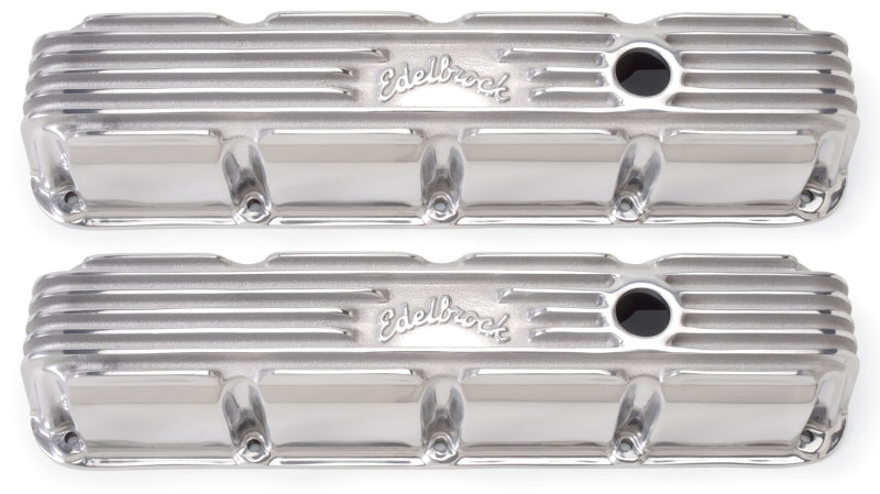Edelbrock 4177 Valve Cover Classic Series fits Chrysler Magnum V8 Polshed