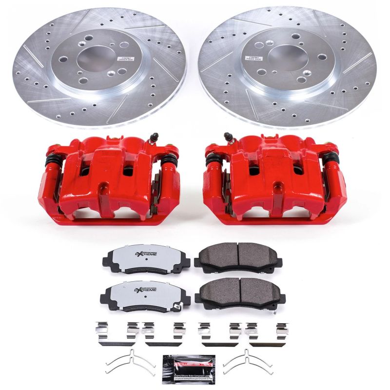 Power Stop KC5939-36 12-14 fits Honda Ridgeline Front Z36 Truck & Tow Kit w/Cals
