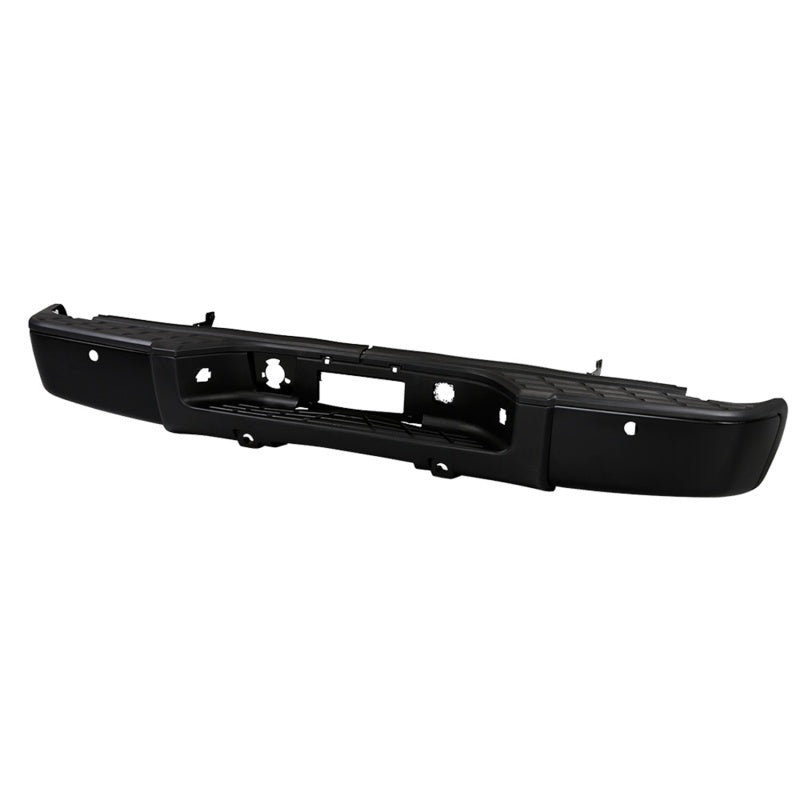 SPYDER 9047091 xTune 07-13 fits Chevy Silverado 1500 w/Parking Sensor OEM Style Steel Rear Bumper - BLK RB-CS07-SET-WS-B