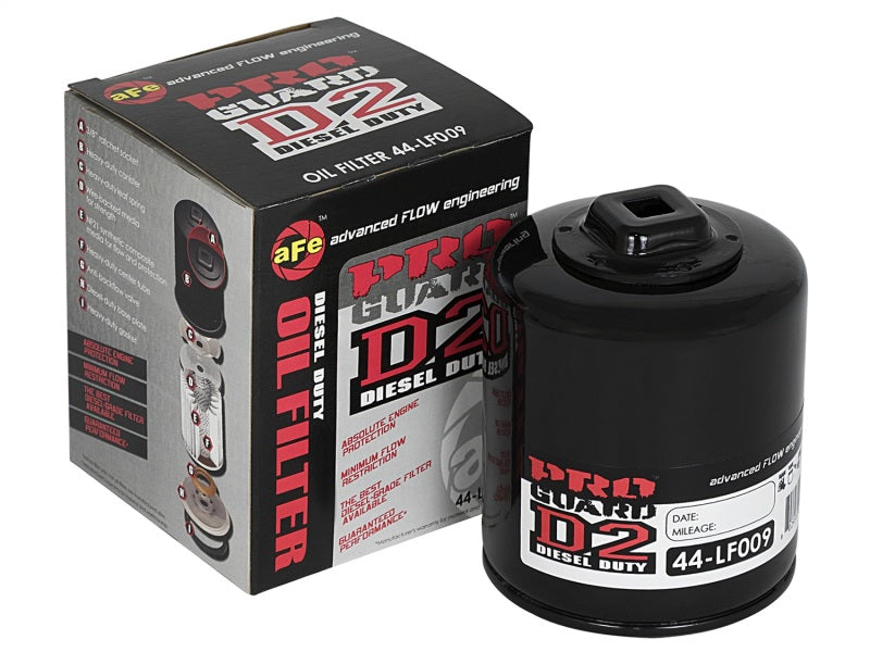 AFE 44-LF009-MB ARD D2 Oil Filter 03-06 fits GM Trucks V8 4.8L/5.3L/6.0L (4 Pac
