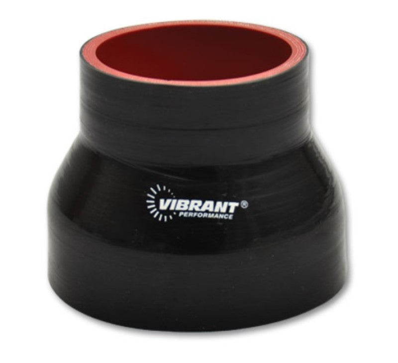 Vibrant 19731 4 Ply Reducer Coupler 3in ID x 2.5in ID x 4.5n Long - Black