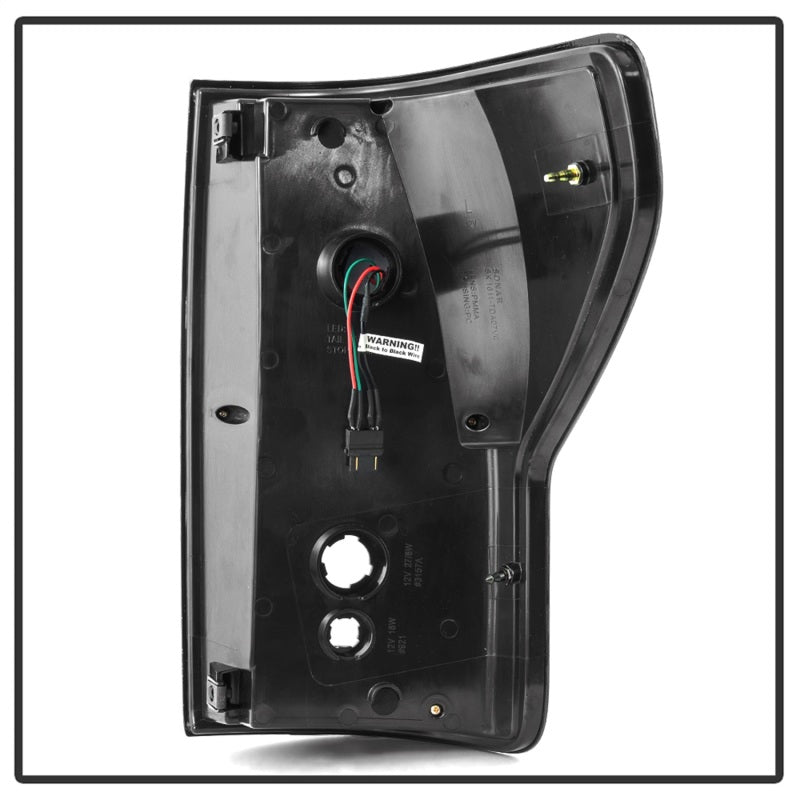 Spyder 5085368 fits Toyota 07-13 Tundra V2 Light Bar LED Tail Lights - Black AL