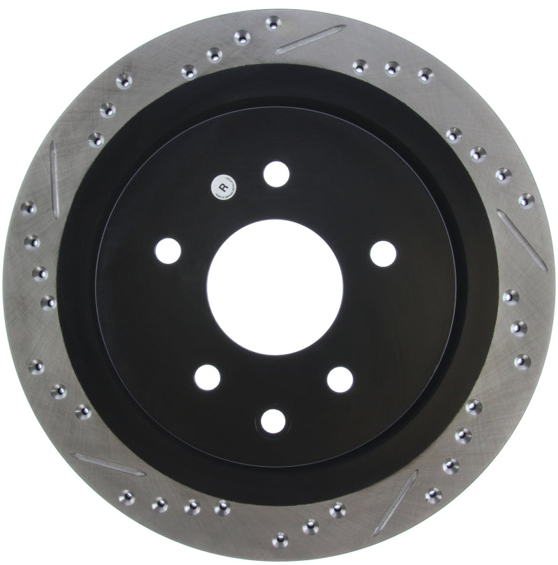Stoptech 127.42088R 06-07 350Z / 05-07 G35 / 06-07 G35X SportStop Slotted & Drilled Rear Right Rotor