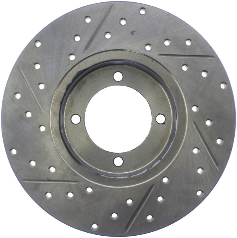 Stoptech 127.42004L Slotted & Drilled Sport Brake Rotor