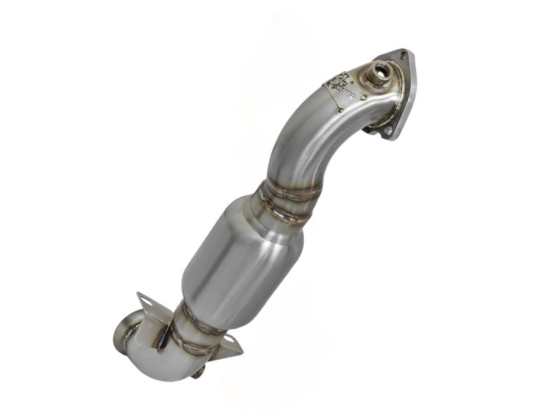 AFE 48-36318-1HC MINI Cooper S (R56) L4 1.6L (t) Twisted Steel Down Pipe 2-1/2i