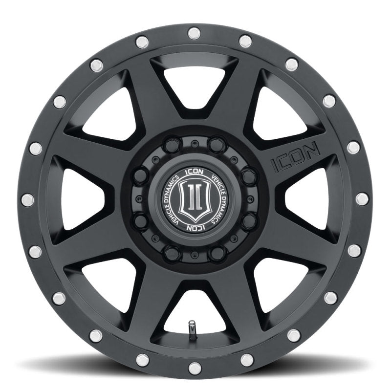 ICON 1818908955SB Rebound HD 18x9 8x180 12mm Offset 5.5in BS 124.2mm Bore Satin Black Wheel