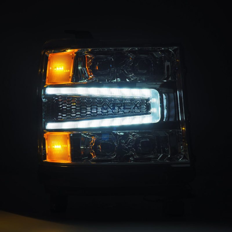 AlphaRex 880238 fits Chevy 16-18 1500HD NOVA-Series LED Proj Headlights Chrm w/