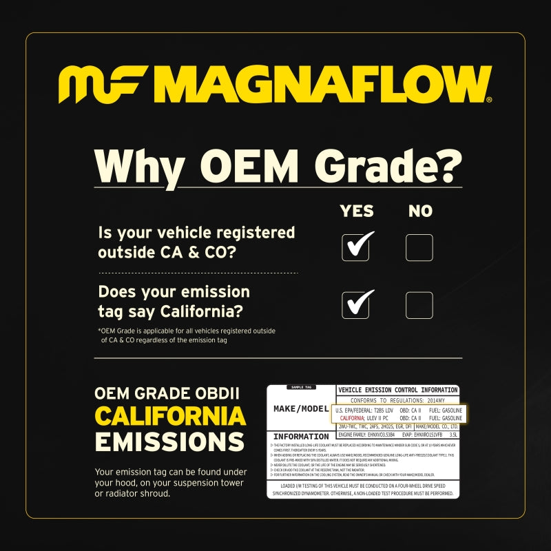 MagnaFlow DF Conv 2020 Hyundai Sonata Rear Underbody 1.6L