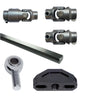 Ridetech Universal High Clearance Steering U-Joint Kit - 1in-48 Spline to 3/4in-36 Spline