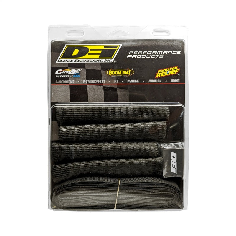 DEI 10584 Protect-A-Boot and Wire 4 Cylinder Kit - Black