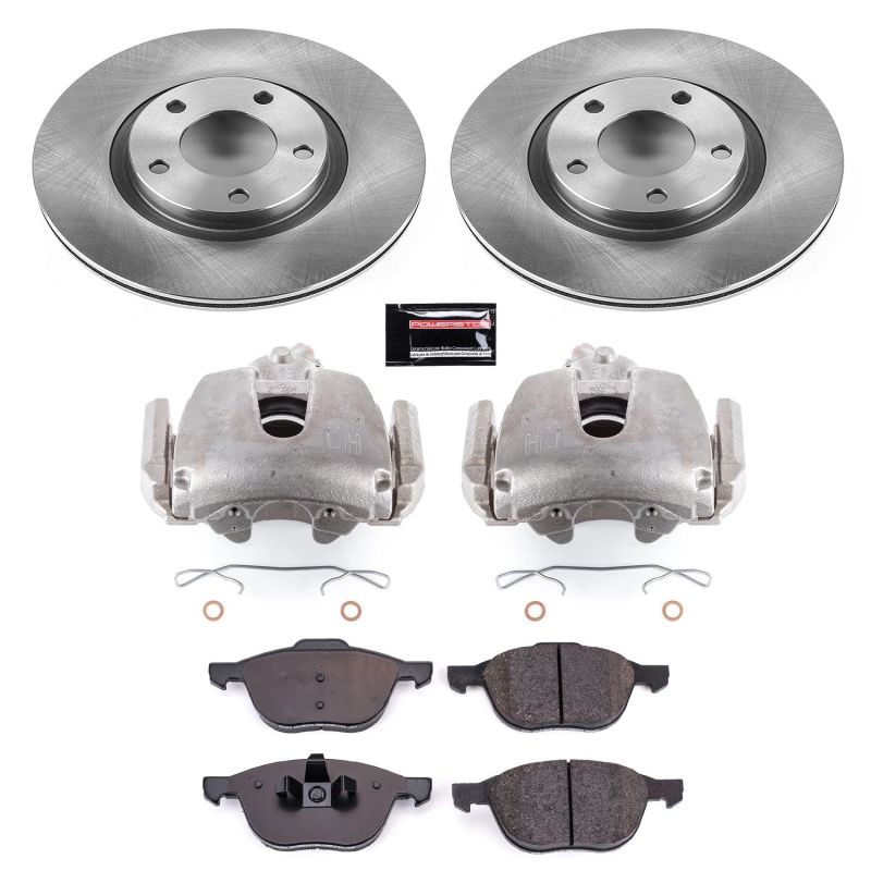 PowerStop KCOE125A fits Mazda 09-10 3 Front Autospecialty Brake Kit w/Calipers