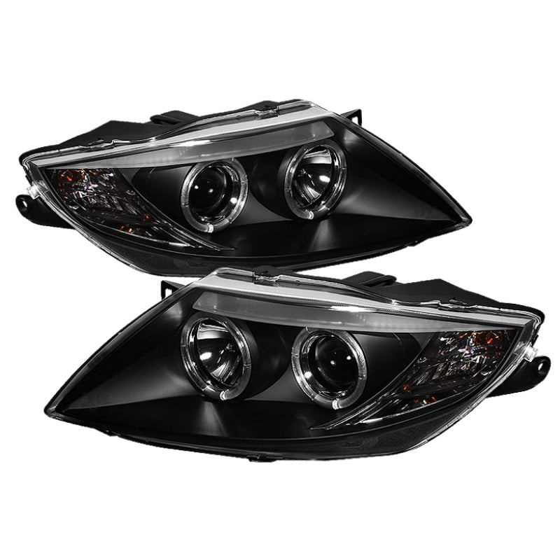 SPYDER 5029676 fits BMW Z4 Projector Headlights Xenon/HID Model LED Halo Black