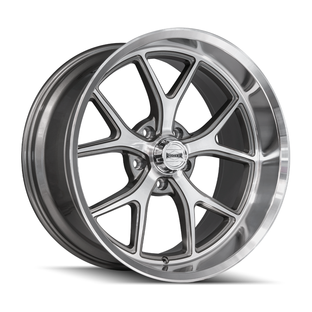 RIDLER 661-8965GGD RIDLER 661 661 GLOSS GREY WITH DIAMOND CUT FACE AND LIP