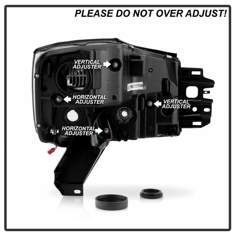 Spyder 5088406 fits Nissan 04-15 Titan High-Power LED Module Equipped Headlight