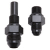 Russell 641400 Performance -8 AN to 4L80 Transmission Ports Adapter Fittings (Qty 2) - Blk Zinc