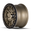 Dirty Life 9303-7970MGD 9303 DT-1 17x9 / 8x170 BP / -12mm Offset / 130.8mm Hub Satin Gold Wheel - Beadlock