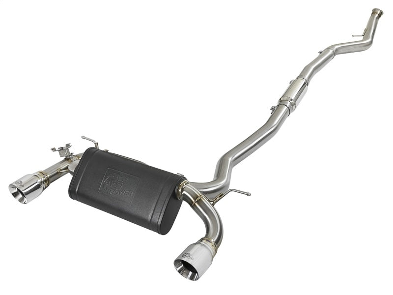 AFE 49-36340-P orce-Xp 3in 304 SS Cat-Back Exhaust w/Polished Tips 12-15 fits B