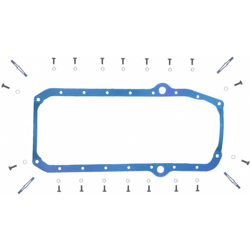 Fel-Pro OS34510T fits Chevrolet C10 Engine Oil Pan Gasket Set PermaDryPlus rigid carrier, Oil Pan SnapUps Included
