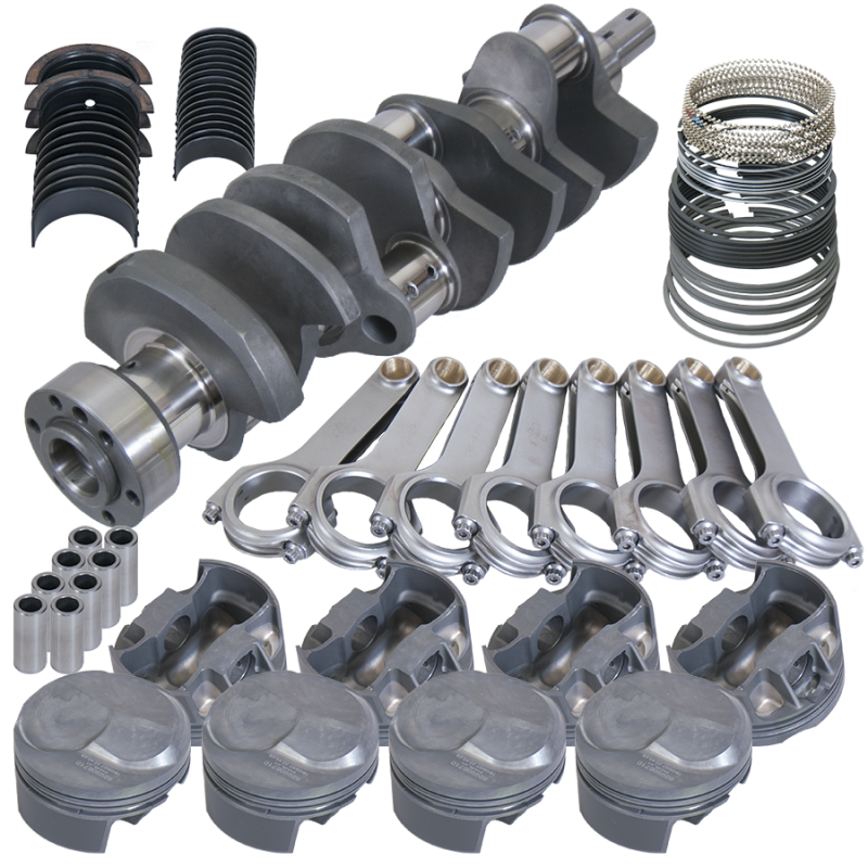 Eagle 11114060 fits Chevy 454 4.250in Crank 6.385in H-Beam 43cc Dome 4.310in Pistons Rotating Assembly