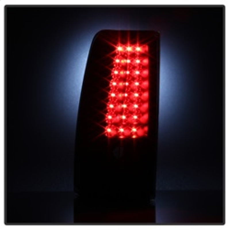 xTune 9038471 99-02 fits Chevy Silverado 1500/2500/3500 V2 LED Tail Lights - Bl