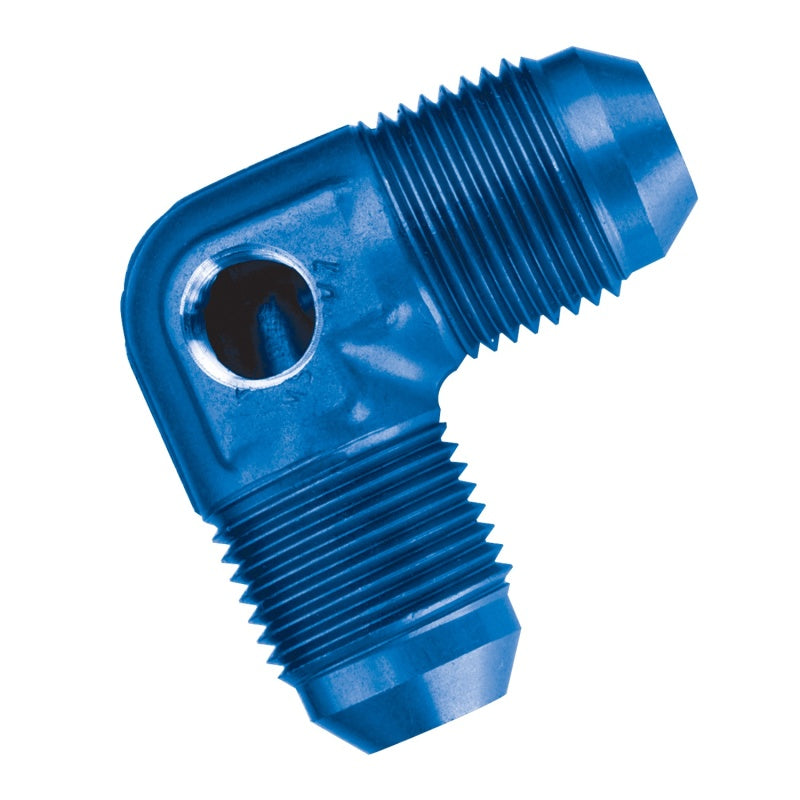 Russell 640790 Performance -8 AN Blue 90 Degree Fuel Pressure Adapter